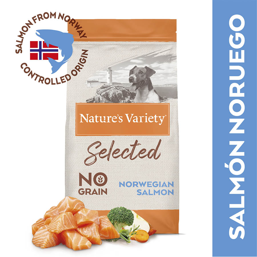 Nature's Variety Selected Mini Adult Salmón Sin Cereales image number null